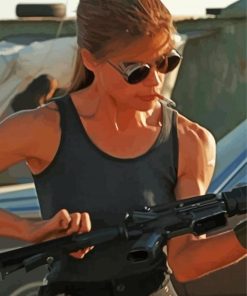 Sarah Connor Character Diamond Painting