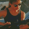 Sarah Connor Character Diamond Painting