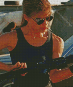 Sarah Connor Character Diamond Painting