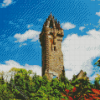 Scotland Tower The National Wallace Monument Stirling Diamond Painting