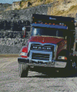 Semi Mack Truck Diamond Painting