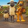 Shaun The Sheep Animation Poster Diamond Painting