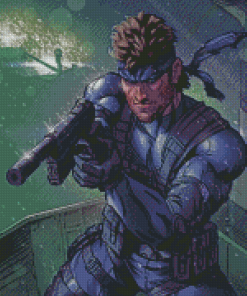 Solid Snake Diamond Painting