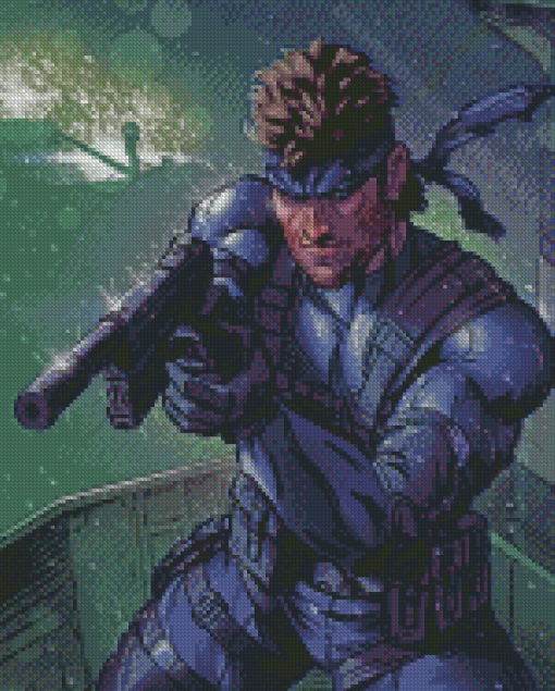 Solid Snake Diamond Painting