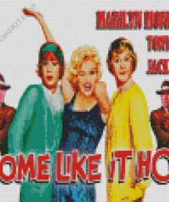 Some Like It Hot Movie Poster Diamond Painting