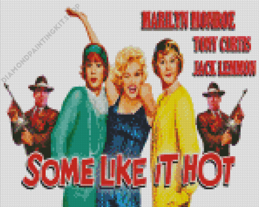 Some Like It Hot Movie Poster Diamond Painting