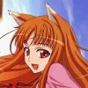 Spice And Wolf Holo Diamond Painting