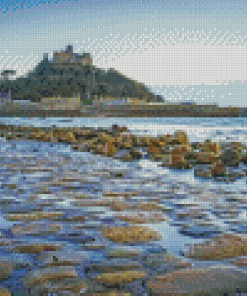 St Micheal Mount Beach Diamond Painting