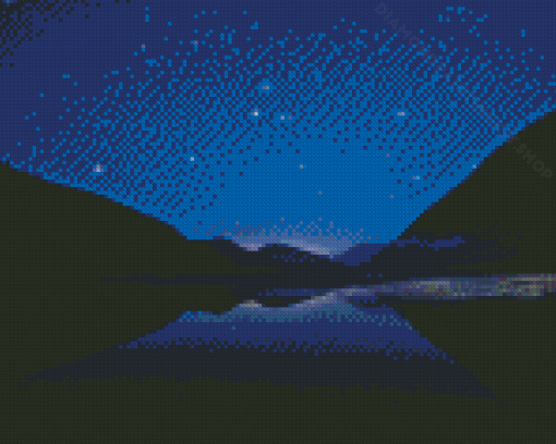 Starry Lake Diamond Painting