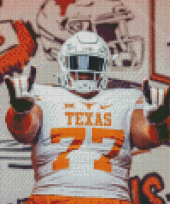 Texas Longhorns Football Player Diamond Painting