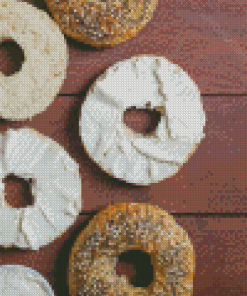 The Bagels With Cream Cheese Diamond Painting