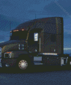 The Black Mack Truck Diamond Painting