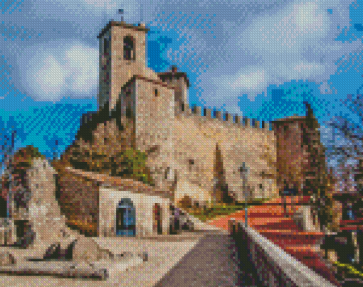 The Gauita Tower San Marino Diamond Painting