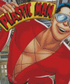 The Hero Plastic Man Diamond Painting