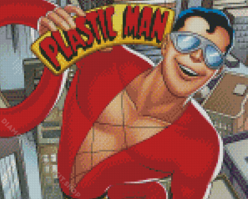 The Hero Plastic Man Diamond Painting