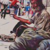The Homeless Man Diamond Painting