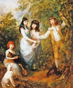 The Marsham Children Thomas Gainsborough Diamond Painting