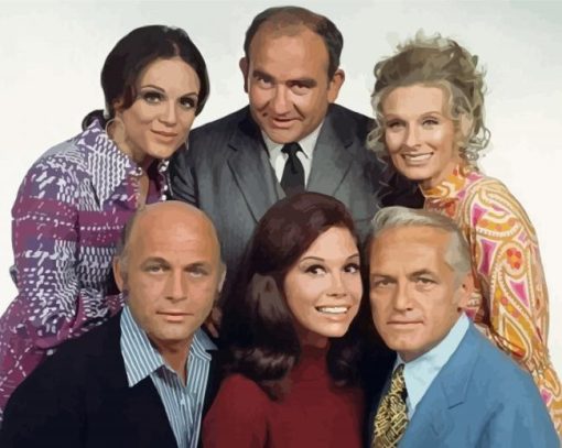 The Mary Tyler Moore Show Characters Diamond Painting