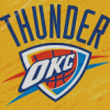 The Okc Thunder Basketball Logo Diamond Painting