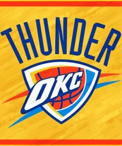 The Okc Thunder Basketball Logo Diamond Painting