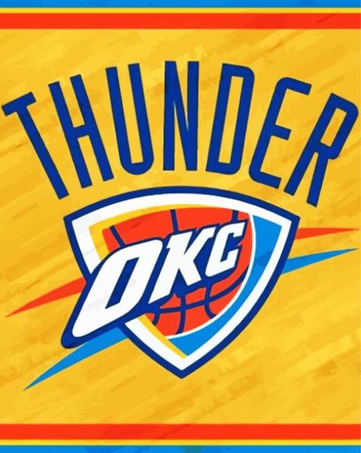 The Okc Thunder Basketball Logo Diamond Painting