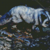 The Silver Fox Diamond Painting