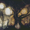 The Spooky Forest Diamond Painting