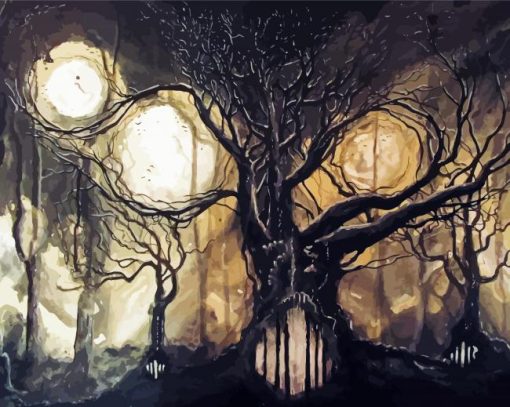 The Spooky Forest Diamond Painting