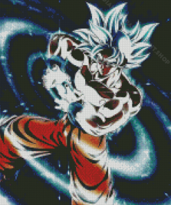 The Strong Ultra Instinct Goku Diamond Painting