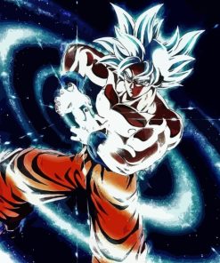 The Strong Ultra Instinct Goku Diamond Painting