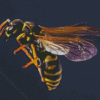 The Wasp Yellow Jacket Diamond Painting