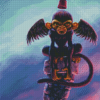 The Winged Monkey Diamond Painting