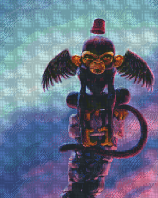 The Winged Monkey Diamond Painting