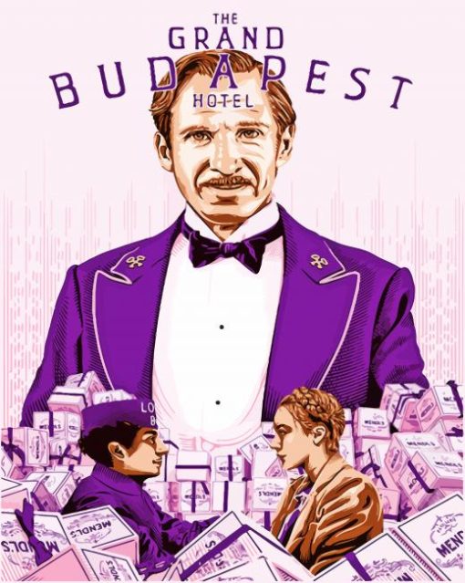 The Grand Budapest Hotel Movie Poster Diamond Painting