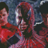 Three Spidermen Diamond Painting