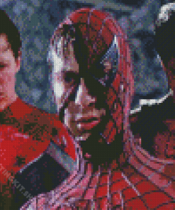 Three Spidermen Diamond Painting