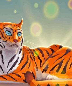 Tiger Cat Diamond Painting