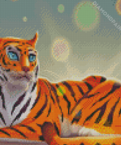 Tiger Cat Diamond Painting