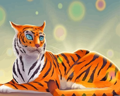 Tiger Cat Diamond Painting