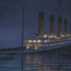 Titanic Sinking Ship Diamond Painting