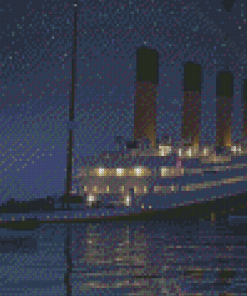 Titanic Sinking Ship Diamond Painting