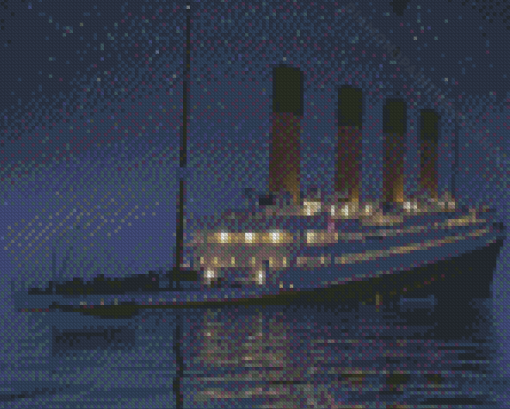 Titanic Sinking Ship Diamond Painting