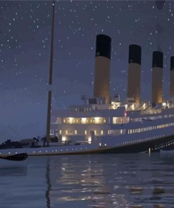 Titanic Sinking Ship Diamond Painting