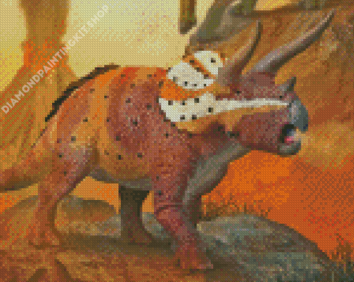 Triceratop Diamond Painting