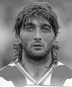 Trifon Ivanov Player In Black And White Diamond Painting