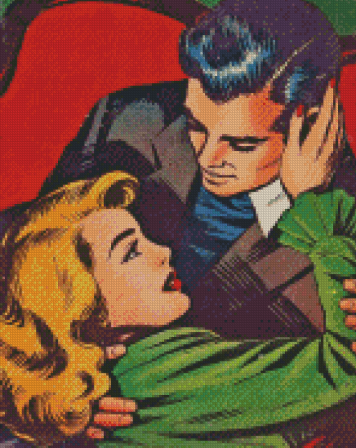 Vintage Couple Pop Art Diamond Painting