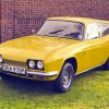 Vintage Yellow Reliant Scimitar Car Diamond Painting