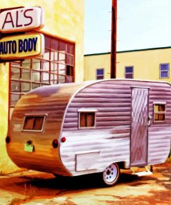 Vintage Trailer Diamond Painting