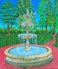 Water Fountain Diamond Painting