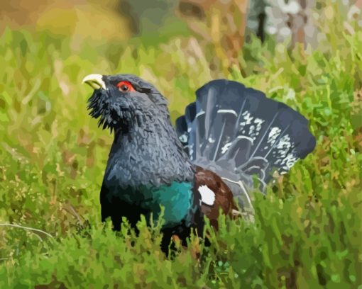 Western Capercaillie Diamond Painting